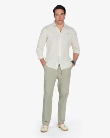 LANGARMHEMD FÜR HERREN HARPER & NEYER 201326020 955 GRÜN VERDE