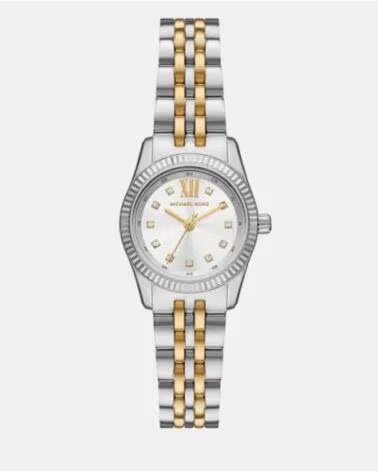 MICHAEL KORS MK4740 ZWEIFARBIGE UHR PLATEADO