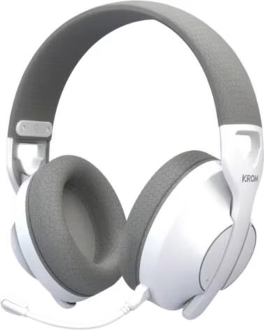 KROM KABELLOSER GAMING KOPFHÖRER MIT MIKROFON PHASE BLUETOOTH KLINKE 3,5 USB 2,0 WEISS