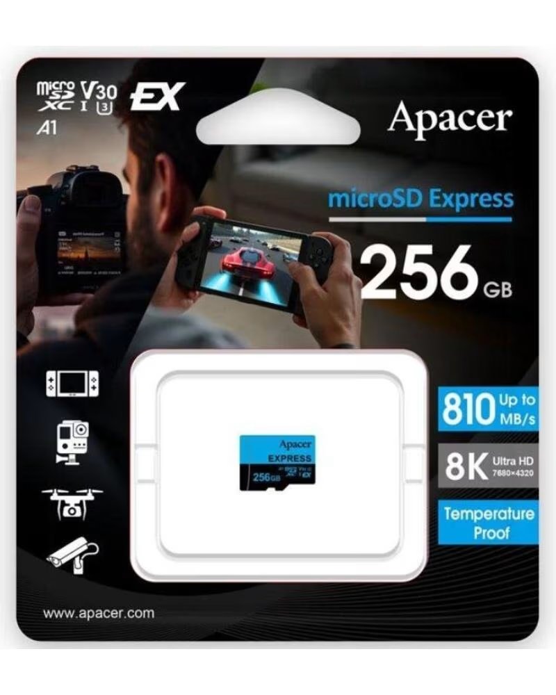 APACER CARTÃO DE MEMÓRIA 256GB UHS-I CLASSE 10 810MB/S