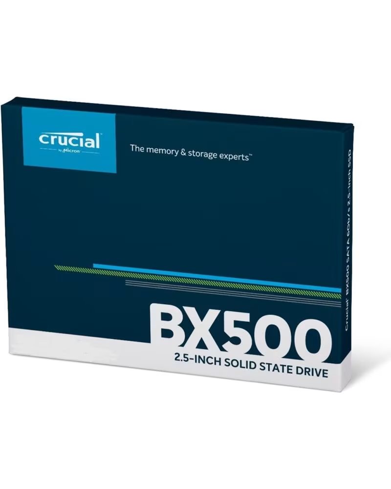 CRUCIAL INTERNE SSD FESTPLATTE BX500 2TB 2,5 ZOLL 3D NAND SATA 6GB/S