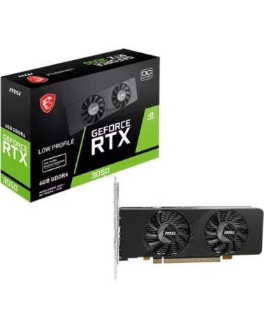 MSI SCHEDA GRAFICA RTX 3050 LP E 6GB OC GDDR6 - 2X HDMI 1X DP
