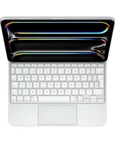 APPLE Teclado magic keyboard para ipad pro 11 pulgadas m4 inalambrico blanco