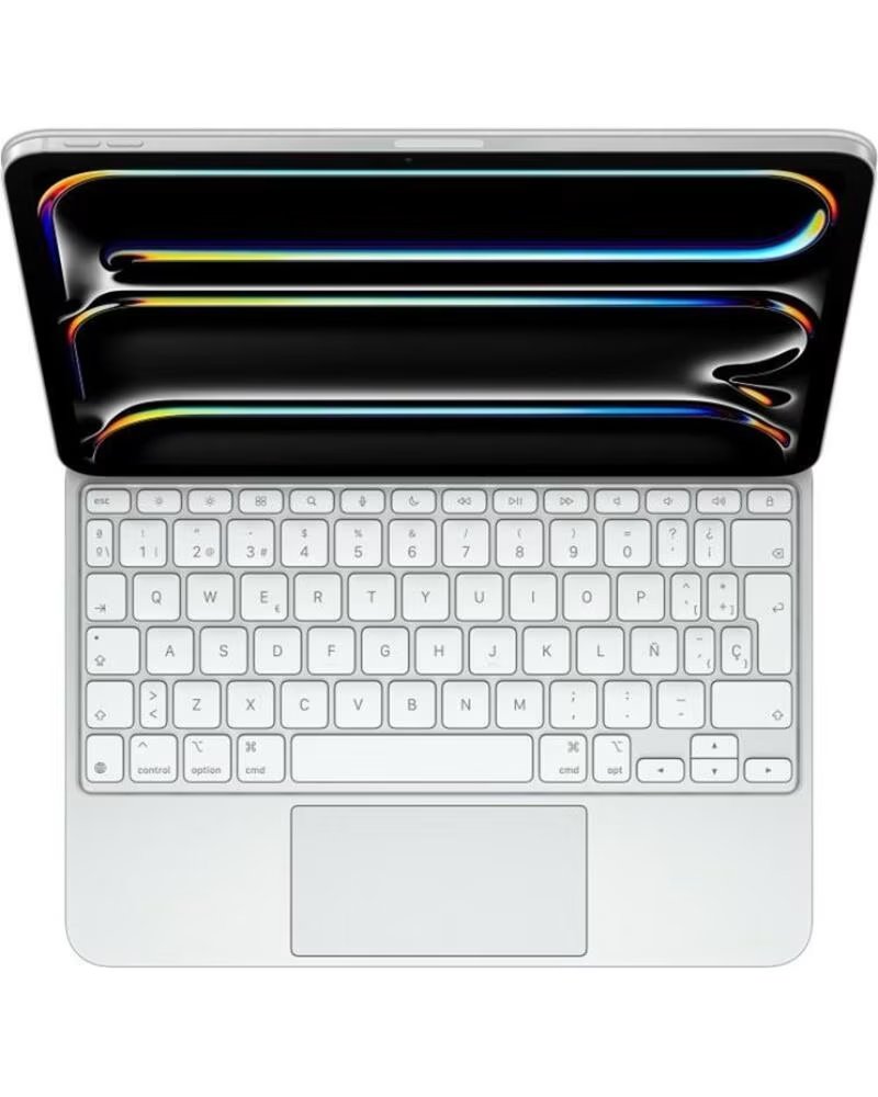 APPLE Teclado magic keyboard para ipad pro 11 pulgadas m4 inalambrico blanco