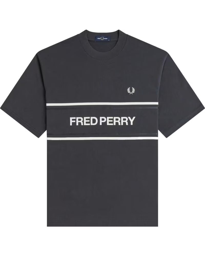 T-SHIRT IMPRIMÉ FRED PERRY ANCHOR GREY