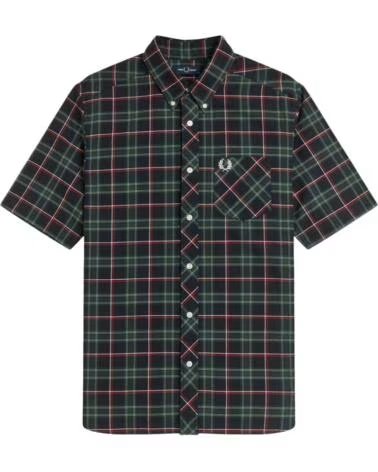 CAMISA DE MANGA CORTA TARTÁN FRED PERRY M1741 Z89 MULTICOLOR