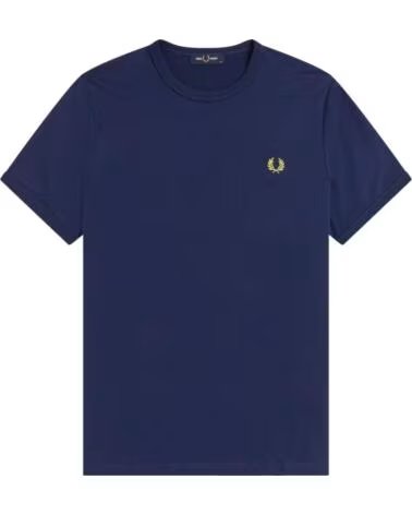 T-SHIRT FRED PERRY RINGER FRENCH NAVY