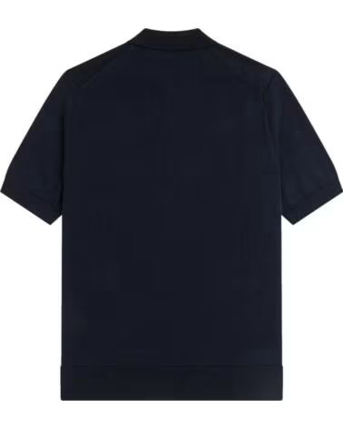 POLO DE PUNTO DE ALGODÓN DE FIBRA LARGA FRED PERRY NAVY