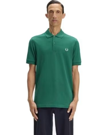 FRED PERRY POLO SLIM FIT LISO SPORT GREEN LIGHT ICE