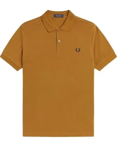 POLO SLIM FIT UNI FRED PERRY DARK CARAMEL BROWN
