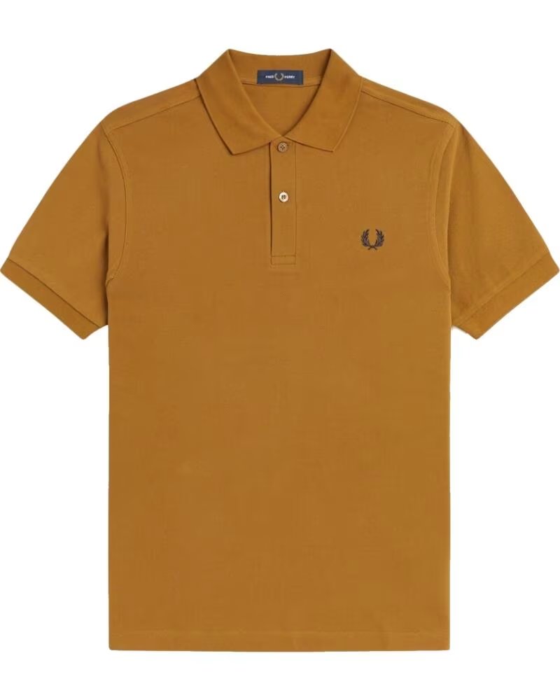 POLO SLIM FIT UNI FRED PERRY DARK CARAMEL BROWN
