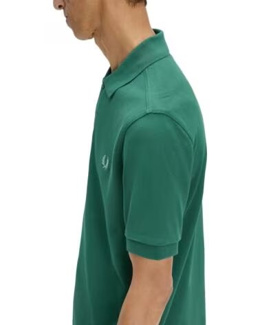 FRED PERRY POLO SLIM FIT LISO SPORT GREEN LIGHT ICE