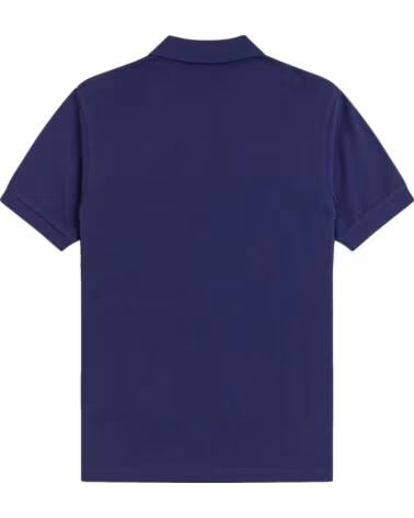 POLO SLIM FIT LISO FRENCH NAVY - CITRON