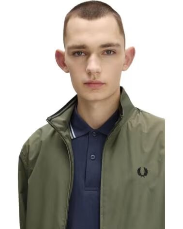 FRED PERRY BRENTHAM VESTE LAUREL WREATH VERT GREEN