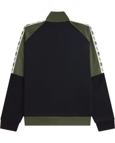 CHAQUETA DEPORTIVA FRED PERRY MEYBA TAPED TRACK JACKET BLACK