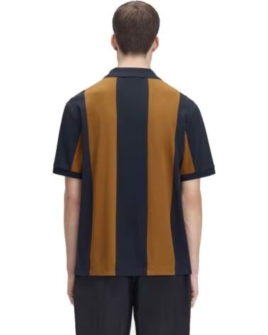 FRED PERRY MEYBA CUT AND SEW POLO NAVY