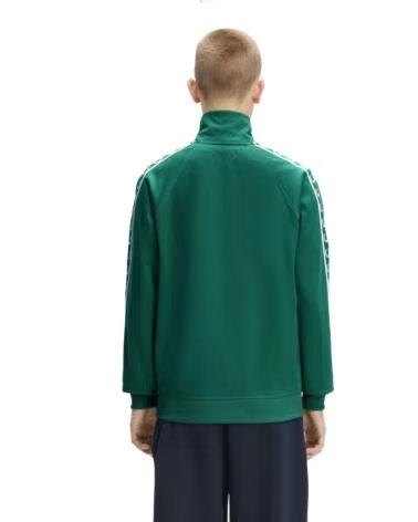 CHAQUETA DEPORTIVA FRED PERRY CONTRAST TAPE SPORT GREEN