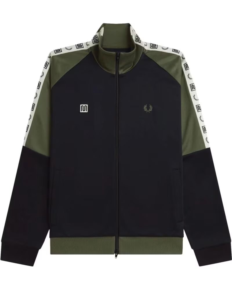 CHAQUETA DEPORTIVA FRED PERRY MEYBA TAPED TRACK JACKET BLACK