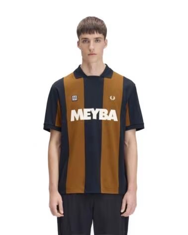 FRED PERRY MEYBA CUT AND SEW POLO NAVY