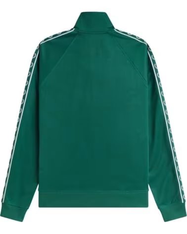 CHAQUETA DEPORTIVA FRED PERRY CONTRAST TAPE SPORT GREEN