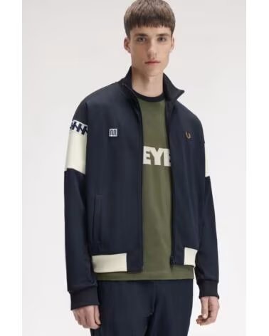 FRED PERRY MEYBA CHAQUETA DEPORTIVA CUT AND SEW NAVY