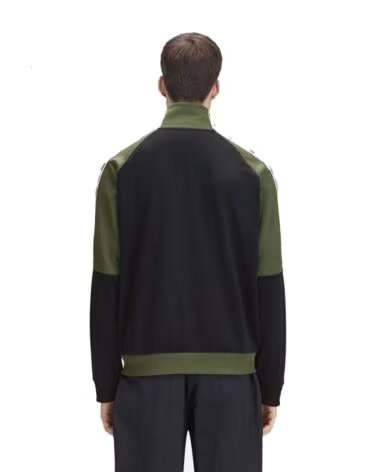 CHAQUETA DEPORTIVA FRED PERRY MEYBA TAPED TRACK JACKET BLACK