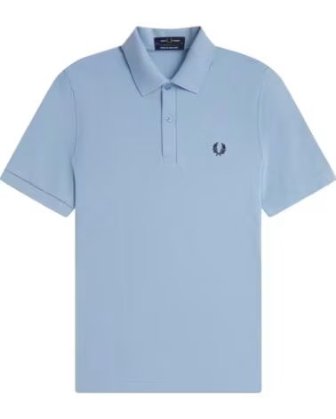POLO FRED PERRY REISSUES ORIGINAL PLAIN SKY NAVY LIGHT BLUE