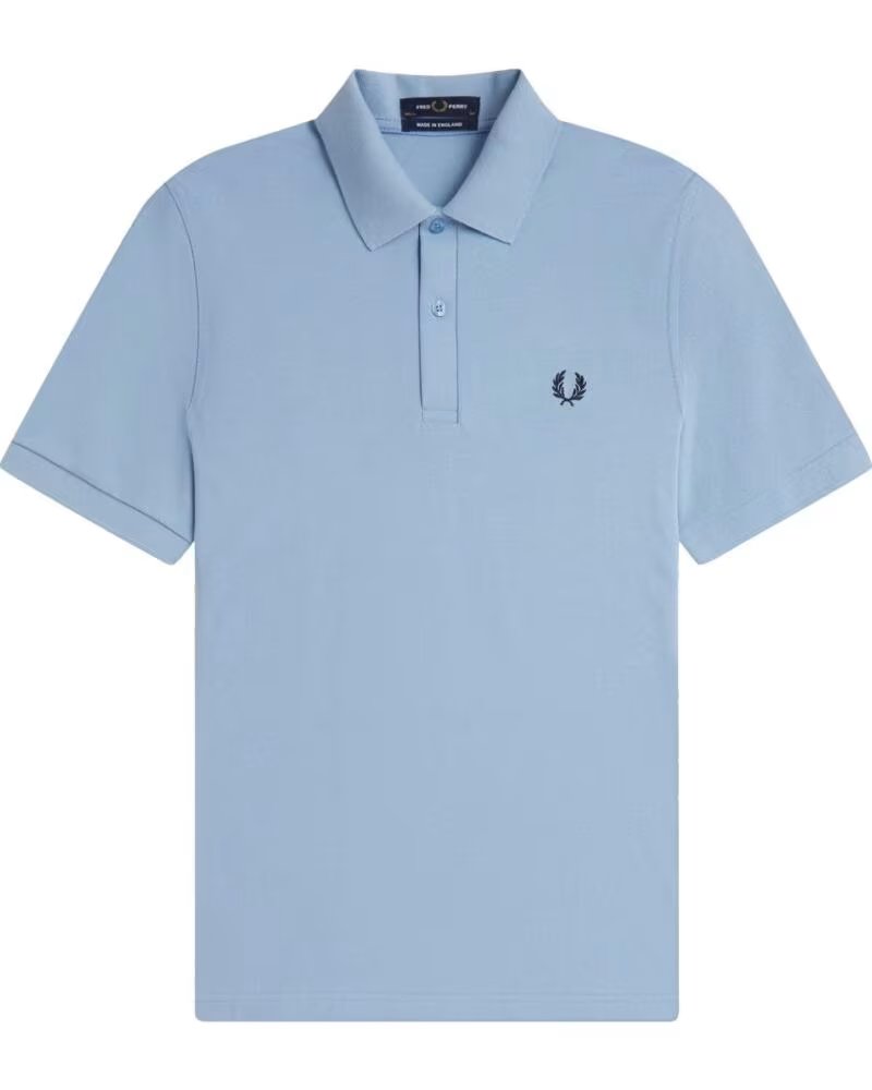 POLO FRED PERRY REISSUES ORIGINAL PLAIN SKY NAVY LIGHT BLUE