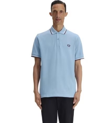 FRED PERRY REISSUES ORIGINAL TWIN TIPPED POLO NAVY