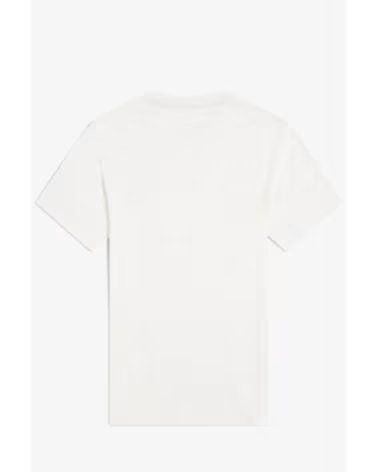 T-SHIRT FRED PERRY CREW NECK SNOW WHITE