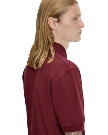 POLO FRED PERRY REISSUES ORIGINAL PLAIN MAROON - ICE BURGUNDY