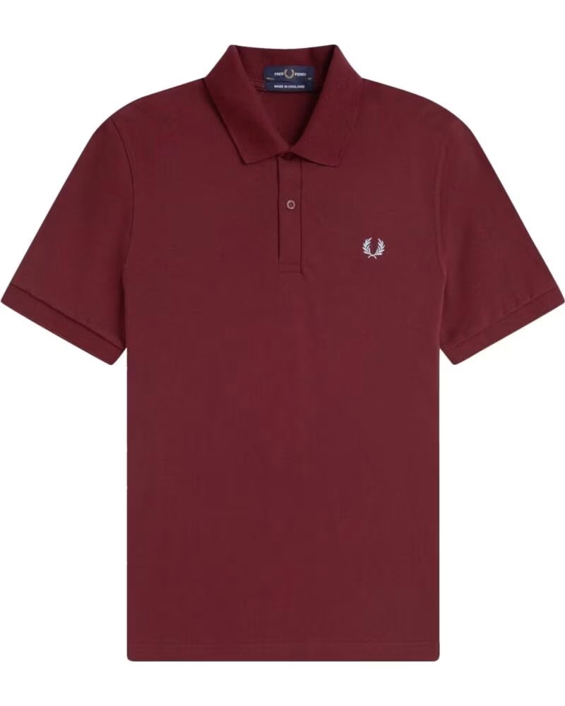 POLO FRED PERRY REISSUES ORIGINAL PLAIN MAROON - ICE BURGUNDY