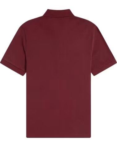 POLO FRED PERRY REISSUES ORIGINAL PLAIN MAROON - ICE BURGUNDY