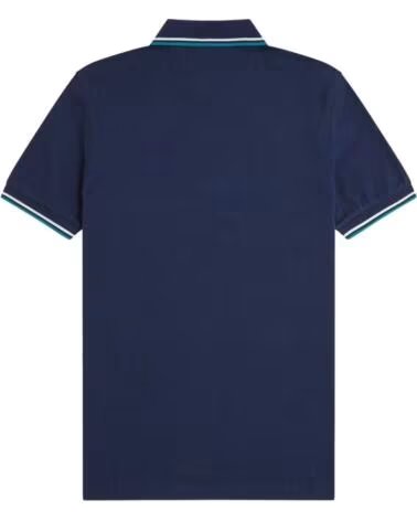 POLO SLIM FIT TWIN TIPPED FRED PERRY NAVY