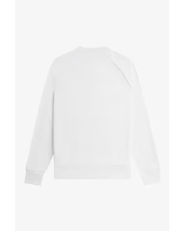 SUDADERA FRED PERRY ORIGINAL SPORTSWEAR SNOW WHITE