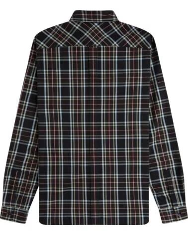 FRED PERRY CLASSIC TARTAN SHIRT BLACK