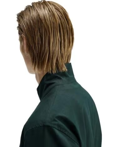 FRED PERRY GIACCA TWILL HARRINGTON VERDE SCURO DARK GREEN