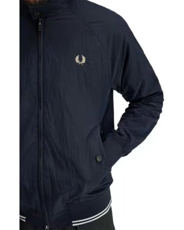 GIACCHE FRED PERRY CRINKLE HARRINGTON NAVY