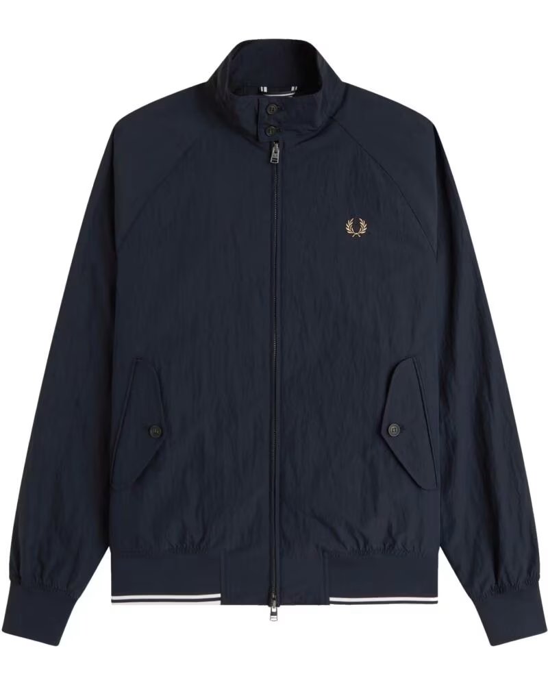 GIACCHE FRED PERRY CRINKLE HARRINGTON NAVY