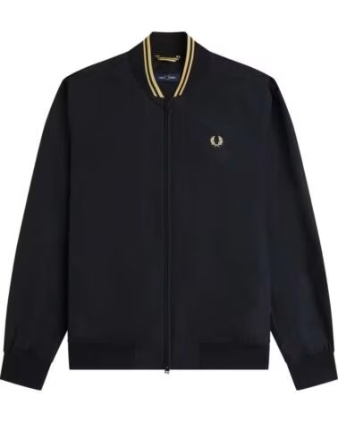 FRED PERRY BLUSÃO BOMBER BRENTHAM PRETO BLACK