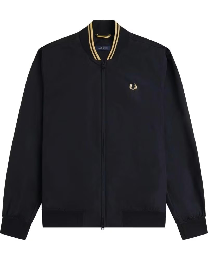 FRED PERRY BLUSÃO BOMBER BRENTHAM PRETO BLACK