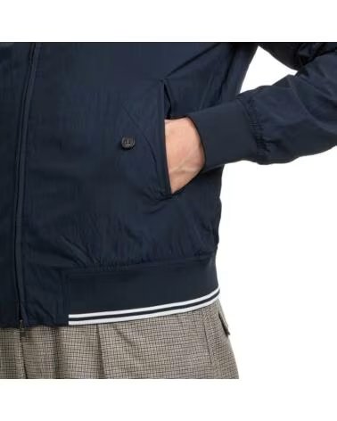 GIACCHE FRED PERRY CRINKLE HARRINGTON NAVY