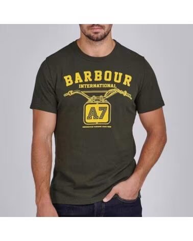 T-SHIRT BARBOUR INTERNATIONAL LEGENDARY A7 CINZA FLORESTA GREY