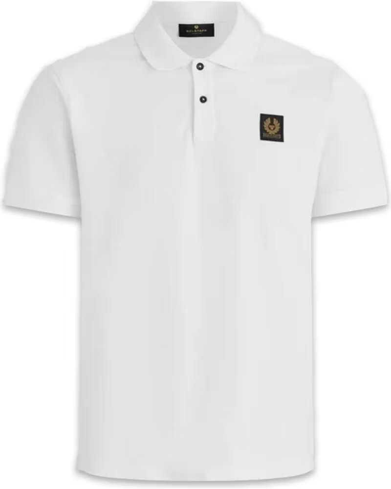 BELSTAFF POLO DE PIQUÉ DE ALGODÓN BLANCO WHITE
