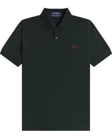 POLO FRED PERRY REISSUES ORIGINAL PLAIN VERDE NOCHE Y OXBLOOD DARK GREEN