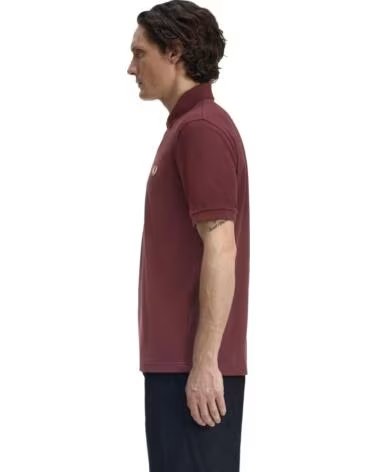 FRED PERRY REISSUES ORIGINAL PLAIN POLO OXBLOOD - CHAMPAGNE BURGUNDY