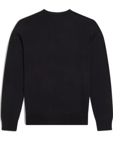 FRED PERRY CLASSIC V NECK JUMPER BLACK