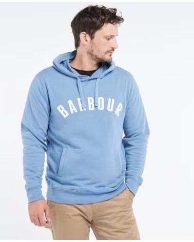 SWEATSHIRT COM CAPUZ BARBOUR ACTION FORCE BLUE LIGHT