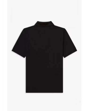 FRED PERRY REISSUES ORIGINAL PLAIN POLO BLACK CHAMPAGNE