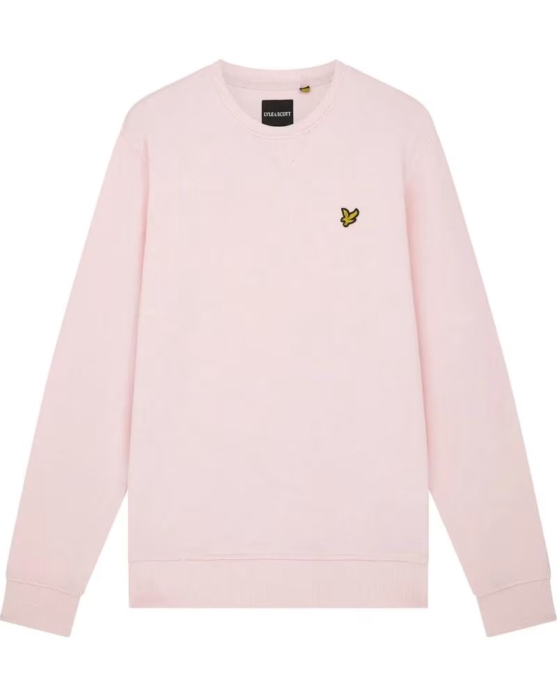 LYLE & SCOTT SUDADERA CUELLO REDONDO ROSA CLARO HOMBRE LIGHT PINK